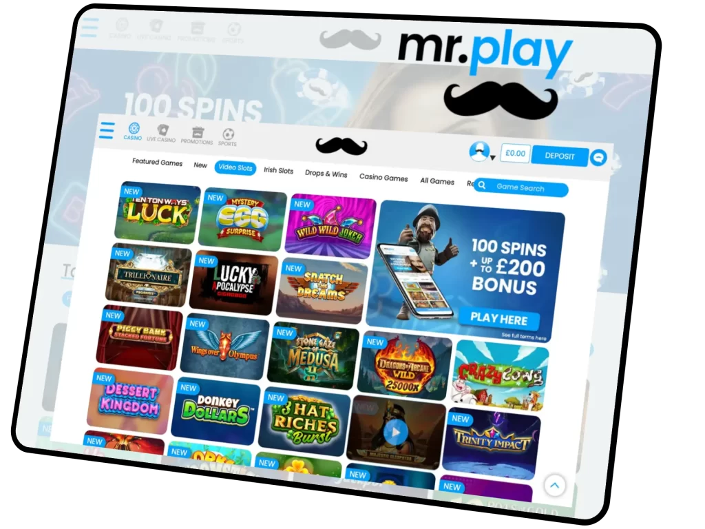 MrPlay Casino videoslots overview
